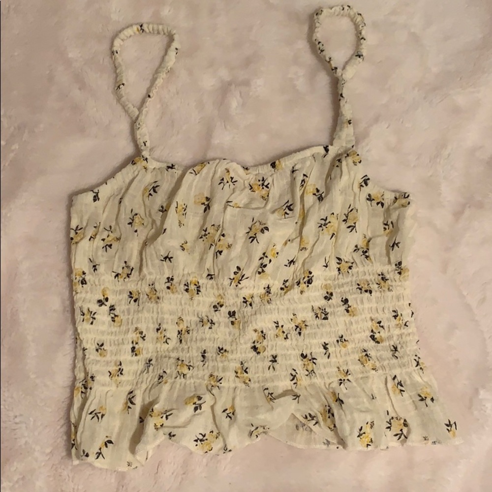 Pacsun LA Hearts Floral Crop Top